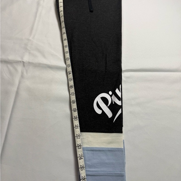 Victoria's Secret Black and Blue Joggers with Color-Block Design - Picture 5 of 8